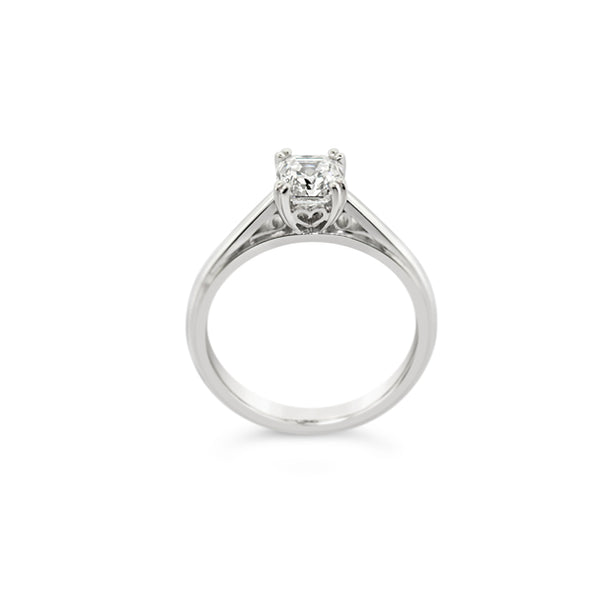 PLATINUM ROYAL ASSCHER CUT DIAMOND "SARAH" RING (Image 3)