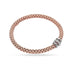 FOPE 'FLEX'IT SOLO' 18CT ROSE GOLD AND 18CT WHITE GOLD PAVE DIAMOND BRACELET (Thumbnail 1)