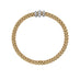 FOPE 'FLEX'IT SOLO' 18CT YELLOW GOLD AND 18CT WHITE GOLD PAVE DIAMOND BRACELET (Thumbnail 3)