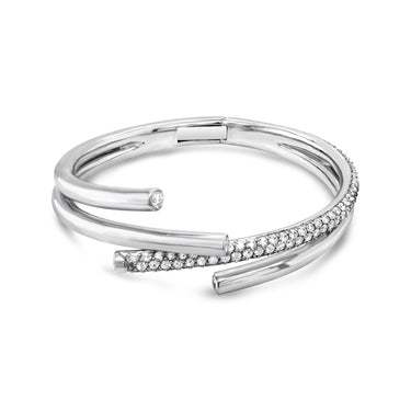 STOCKERT 18CT WHITE GOLD DIAMOND BANGLE