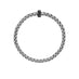 FOPE 'EKA' 18CT WHITE GOLD PAVE BLACK DIAMOND RHONDEL BRACELET (Thumbnail 2)
