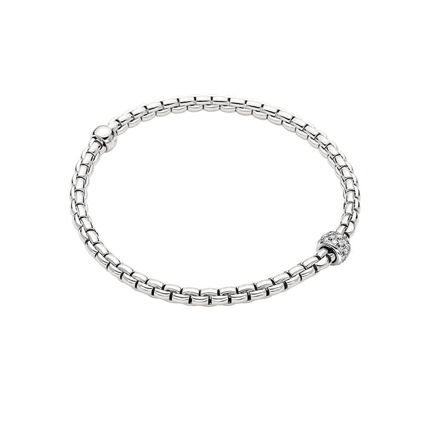 FOPE 'EKA' 18CT WHITE GOLD DIAMOND BRACELET (Image 1)