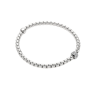 FOPE 'EKA' 18CT WHITE GOLD DIAMOND BRACELET