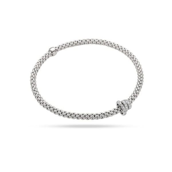 FOPE 'PRIMA' 18CT WHITE GOLD DIAMOND BRACELET (Image 1)