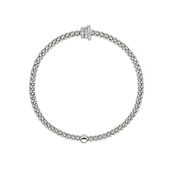 FOPE 'PRIMA' 18CT WHITE GOLD DIAMOND BRACELET (Image 2)