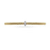 FOPE 'FLEX'IT PRIMA' 18CT YELLOW GOLD AND 18CT WHITE GOLD PAVE SET RONDELLE DIAMOND BRACELET (Thumbnail 2)