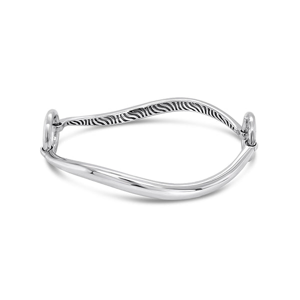 JORG HEINZ 2PLAY WITH ELEMENTS 18CT WHITE GOLD BANGLE (Image 1)