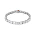 PLATINUM AND 18CT ROSE GOLD WHITE AND ARGYLE PINK DIAMOND BRACELET (Thumbnail 1)