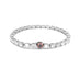 PLATINUM AND 18CT ROSE GOLD 14.06CT MODIFIED EMERALD CUT DIAMOND BRACELET WITH PINK AND BLUE DIAMOND CLASP (Thumbnail 5)