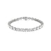 PLATINUM AND 18CT ROSE GOLD WHITE DIAMOND LINE BRACELET WITH ARGYLE PINK DIAMOND CLASP (Thumbnail 3)