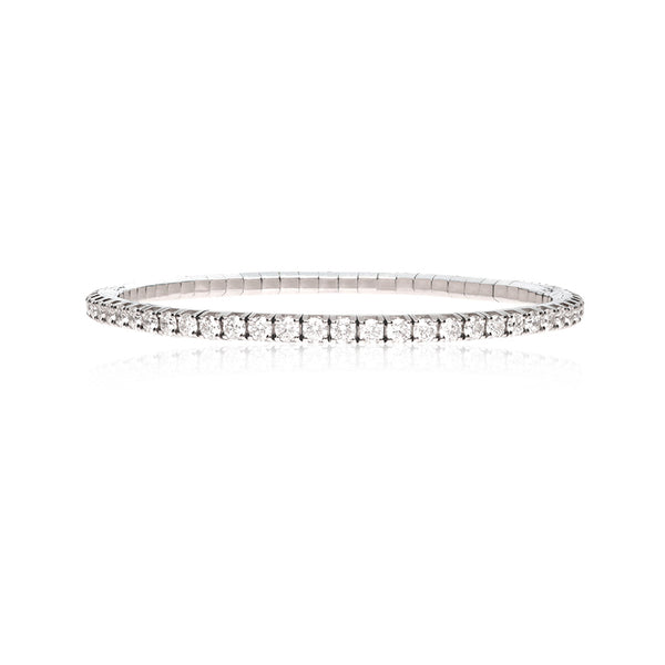DEMEGLIO 'EXTENSIBLE' 18CT WHITE GOLD 4.30CT DIAMOND BRACELET (Image 1)