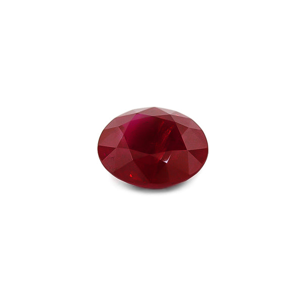 8.00CT LOOSE OVAL CUT BURMESE RUBY (Image 2)