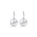 18CT WHITE GOLD WHITE COCOLONG "JFP" DROP EARRINGS (Thumbnail 1)