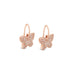18CT ROSE GOLD DIAMOND BUTTERFLY DROP EARRINGS (Thumbnail 2)
