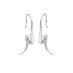 STOCKERT 18CT WHITE GOLD DIAMOND SHEPHERD HOOK EARRINGS (Thumbnail 3)