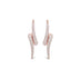 STOCKERT 18CT ROSE GOLD DIAMOND LIGHTNING PAVE EARRINGS (Thumbnail 1)