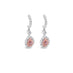 18CT WHITE GOLD AND 18CT ROSE GOLD ARGYLE PINK DIAMOND AND WHITE DIAMOND EARRINGS (Thumbnail 3)