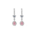 18CT WHITE GOLD AND 18CT ROSE GOLD ARGYLE PINK DIAMOND AND WHITE DIAMOND EARRINGS (Thumbnail 1)
