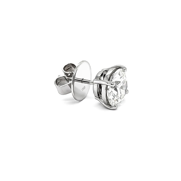 18CT WHITE GOLD DIAMOND STUD EARRINGS (Image 2)