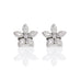 18CT WHITE GOLD DIAMOND FLOWER STUD EARRINGS (Thumbnail 1)