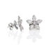 18CT WHITE GOLD DIAMOND FLOWER STUD EARRINGS (Thumbnail 2)