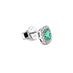 18CT WHITE GOLD EMERALD AND DIAMOND EARRINGS (Thumbnail 2)