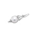 18CT WHITE GOLD MABE PEARL AND DIAMOND DROP EARRINGS (Thumbnail 4)