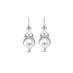 18CT WHITE GOLD MABE PEARL AND DIAMOND DROP EARRINGS (Thumbnail 1)