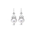 18CT WHITE GOLD MABE PEARL AND DIAMOND DROP EARRINGS (Thumbnail 1)