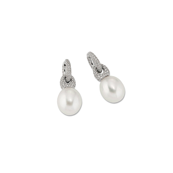 AUTORE SOUTH SEA PEARL AND DIAMOND EARRINGS (Image 2)