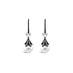 KAILIS 18CT WHITE GOLD "BLACK ELIXIR" SOUTH SEA PEARL & DIAMOND DROP EARRINGS (Thumbnail 2)