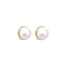 18CT YELLOW GOLD AND WHITE GOLD PEARL STUD EARRINGS (Thumbnail 2)