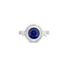PLATINUM SAPPHIRE AND DIAMOND 'GRACE' RING (Thumbnail 1)