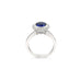 PLATINUM SAPPHIRE AND DIAMOND 'GRACE' RING (Thumbnail 3)