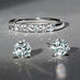 HEARTS ON FIRE 18CT WHITE GOLD THREE PRONG 1.41CT DIAMOND STUD EARRINGS (Thumbnail 3)