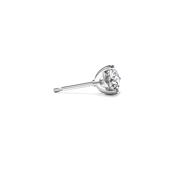 HEARTS ON FIRE 18CT WHITE GOLD THREE PRONG 1.41CT DIAMOND STUD EARRINGS (Image 2)