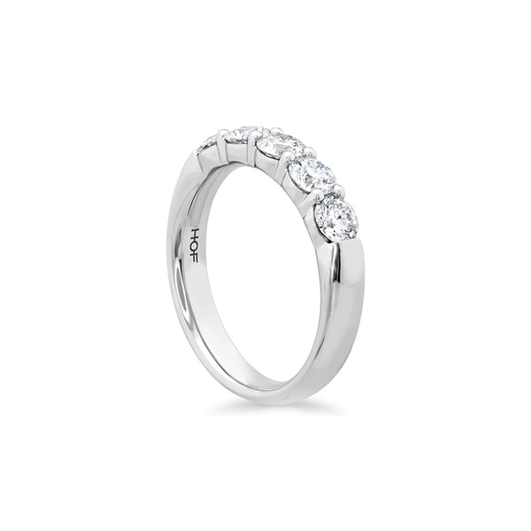 HEARTS ON FIRE 'SIGNATURE 5 STONE' 18CT WHITE GOLD DIAMOND RING (Image 3)