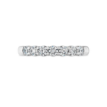 HEARTS ON FIRE 'SIGNATURE 7 STONE' 18CT WHITE GOLD DIAMOND RING