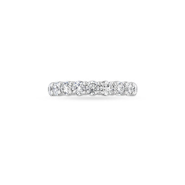 HEARTS ON FIRE 'SIGNATURE 9 STONE' 18CT WHITE GOLD 1.21CT DIAMOND RING