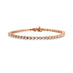 HEARTS ON FIRE 'TEMPTATION' 18CT ROSE GOLD THREE PRONG 3.18CT DIAMOND LINE BRACELET (Thumbnail 1)