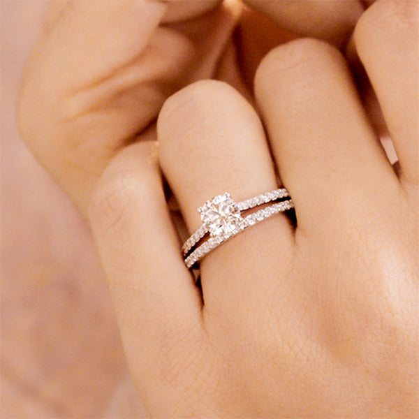 HEARTS ON FIRE 'CAMILLA' 18CT WHITE GOLD 0.31CT DIAMOND RING (Image 4)