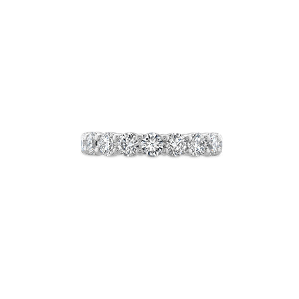 HEARTS ON FIRE 'SIGNATURE' PLATINUM DIAMOND ETERNITY BAND (Image 1)