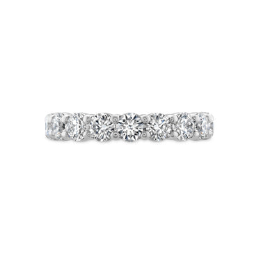 HEARTS ON FIRE 'SIGNATURE ETERNITY' 18CT WHITE GOLD DIAMOND RING