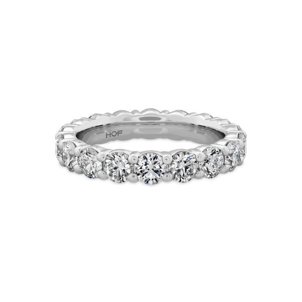 HEARTS ON FIRE 'SIGNATURE ETERNITY' 18CT WHITE GOLD DIAMOND RING (Image 2)