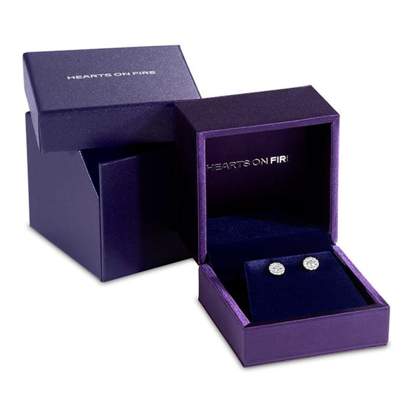 HEARTS ON FIRE 'TESSA' 18CT WHITE GOLD DIAMOND EARRINGS (Image 2)
