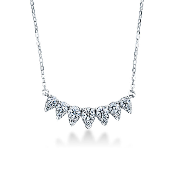 HEARTS ON FIRE AERIAL LUNAR ECLIPSE 18CT WHITE GOLD SMALL DIAMOND NECKLACE (Image 1)