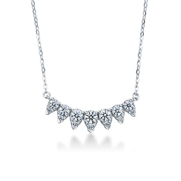 HEARTS ON FIRE AERIAL LUNAR ECLIPSE 18CT WHITE GOLD SMALL DIAMOND NECKLACE