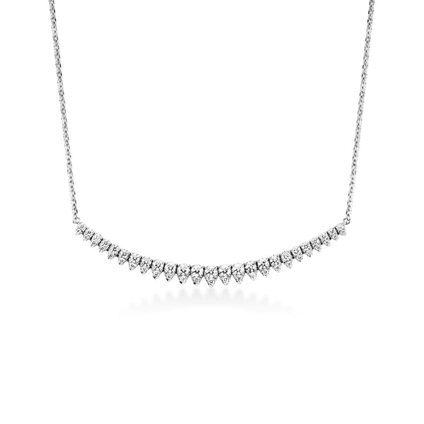 HEARTS ON FIRE 'AERIAL LUNAR ECLIPSE PENDANT' 18CT WHITE GOLD DIAMOND NECKLACE (Image 1)