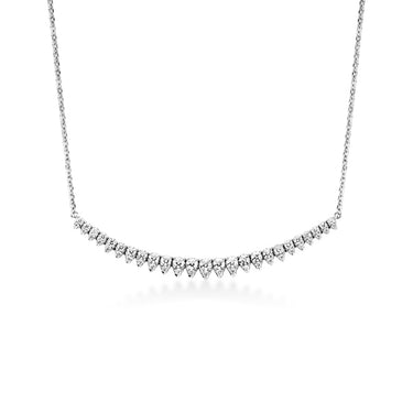 HEARTS ON FIRE 'AERIAL LUNAR ECLIPSE PENDANT' 18CT WHITE GOLD DIAMOND NECKLACE