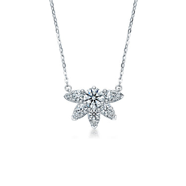 HEARTS ON FIRE 'AERIAL SUNBURST' 18CT WHITE GOLD DIAMOND PENDANT